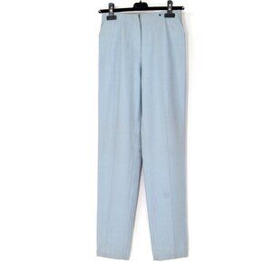 Vintage Gianni Versace High-Rise Wool Trousers – Light Blue – IT 42 NWOT!